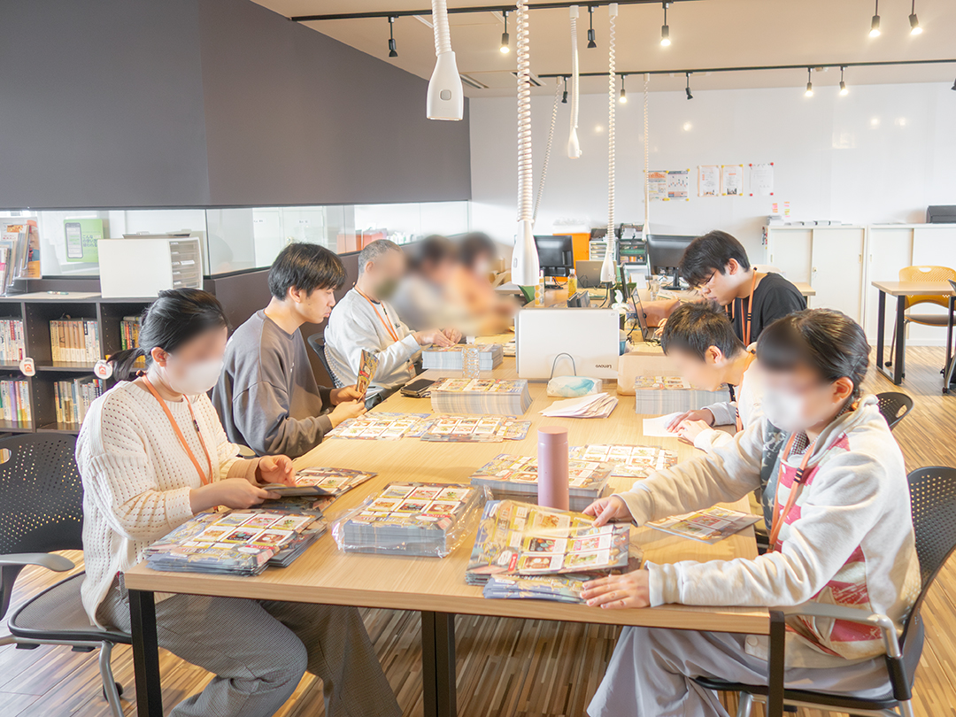 チラシ発送の軽作業