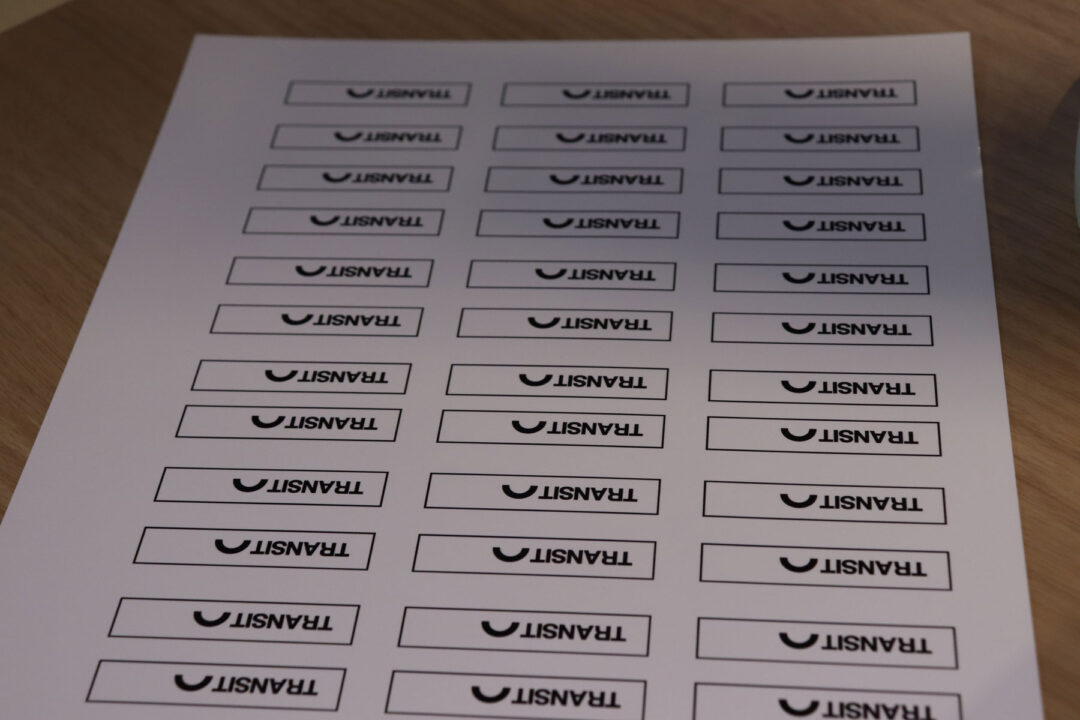 ラベル貼りのコツ、見つけました！の巻