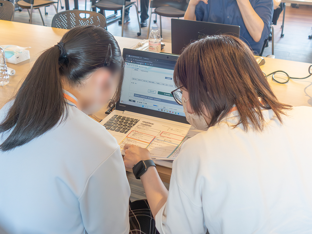 学生さんの体験実習